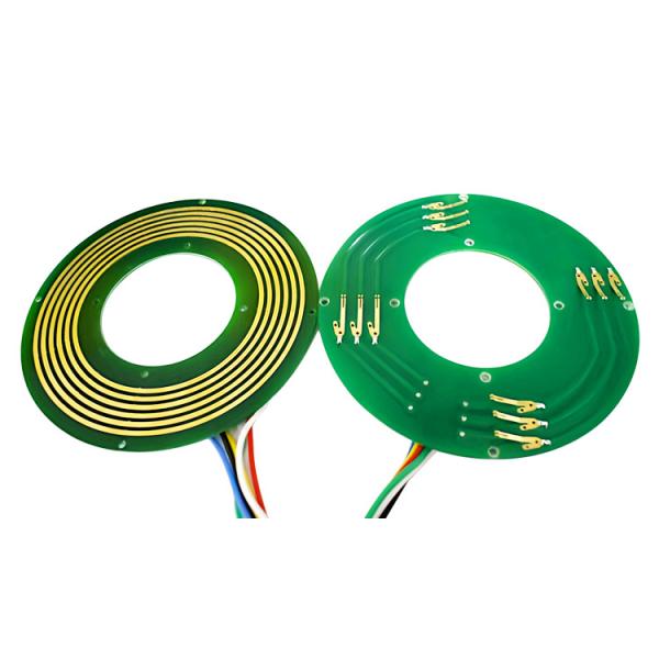6mm thickness PCB pancake slip ring with fiber brush technology
