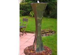 China Modern Landscape Stainless Steel Water Features For The Garden , Mirror Polishing wholesale