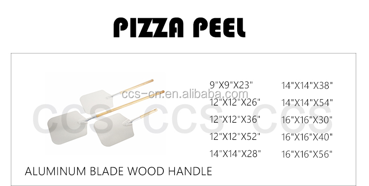Aluminum Blade Detachable Wooden Handle Pizza Oven Shovel 83cm Pizza Shovel Square Aluminum Pizza Peel