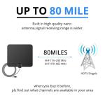 ABS Black USB IEC HDTV antenna Remote Controlled Indoo HDTV Antenna