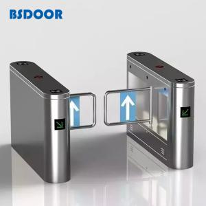 China Biometric ESD system LED AC 100V Swing Barrier Turnstile Stainless Steel wholesale