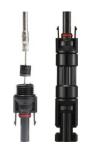 Waterproof IP67 PV System Protection 1000V Solar DC Connector