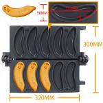 Other Snack Machine Commercial Banana Shape Electric Waffle Wafer Maker 370*365