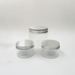 China 50g 100g PP Aluminum Screw Lid Empty Cosmetic Cream Jars wholesale