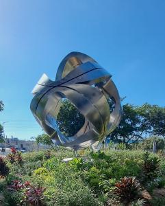 China Stainless Steel Sphere Sculpture wholesale