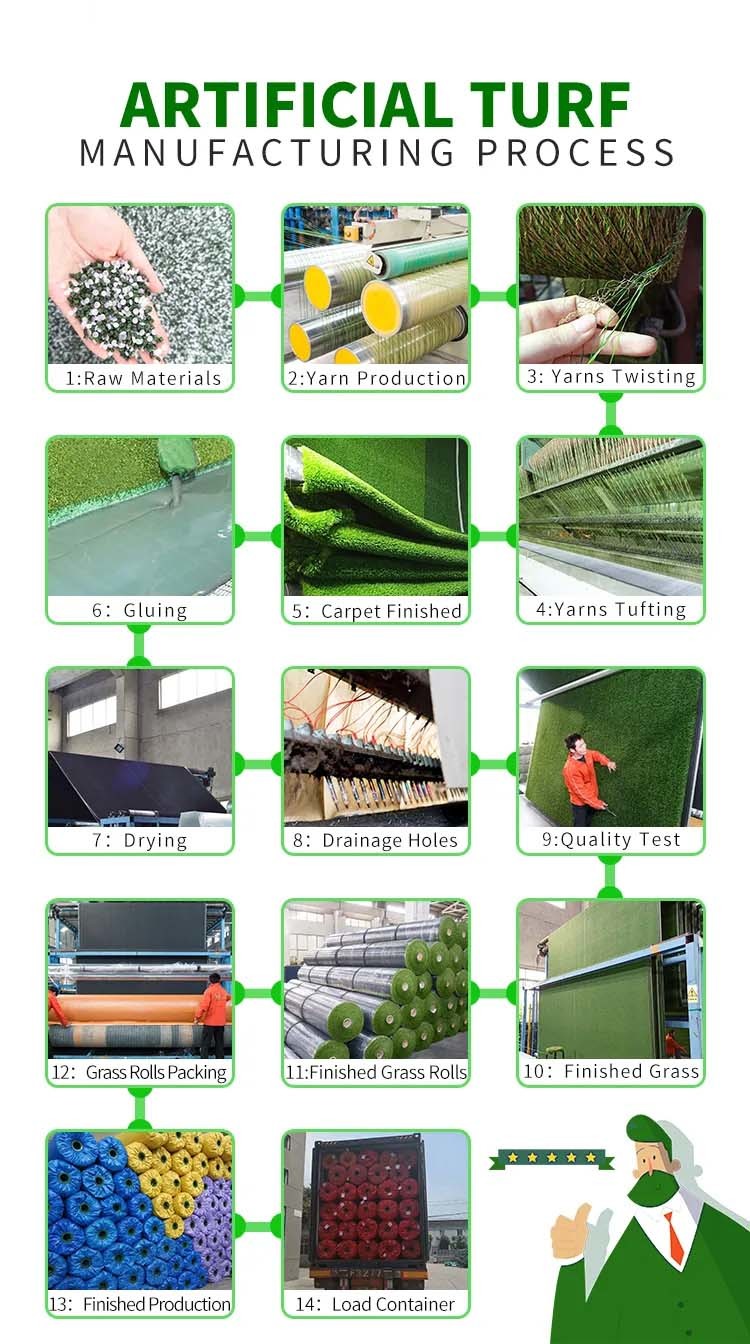 Customized PE Padel Tennis Court Coloured Fake Grass 15mm Sport Filed