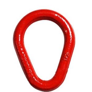 China Heavy Duty Galvanized Pear Link Steel Weldless Sling Link For Industrial wholesale