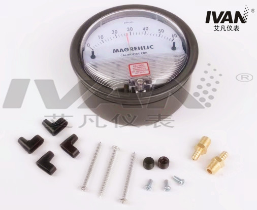 Standard High Precision AF-2000 Differential Pressure Gauge for 20-140° F Connections