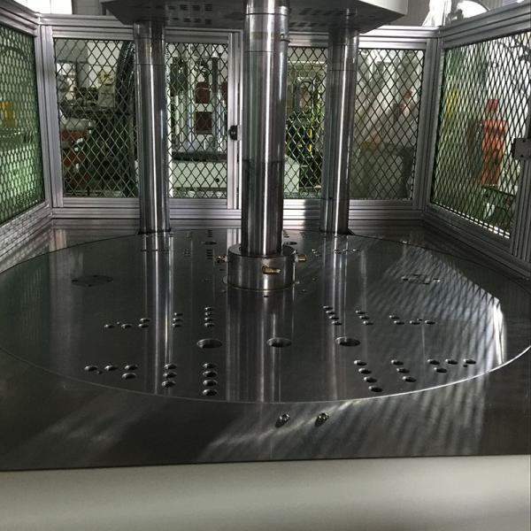 55 Ton double color rotary table vertical injection molding machine