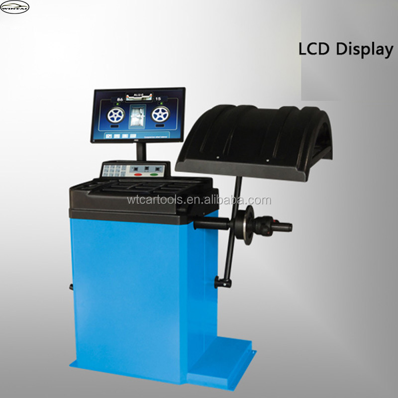 Full Automatic Tire Balancer Machine 0.37kw 220v For Speed Balancing