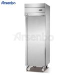 500-1600L Commercial Stainless Freezer , Soundless Twin Fridge And Freezer