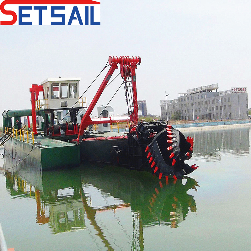 8 Inch Cutter Suction Dredge Sand Vessel with Anchor Boom