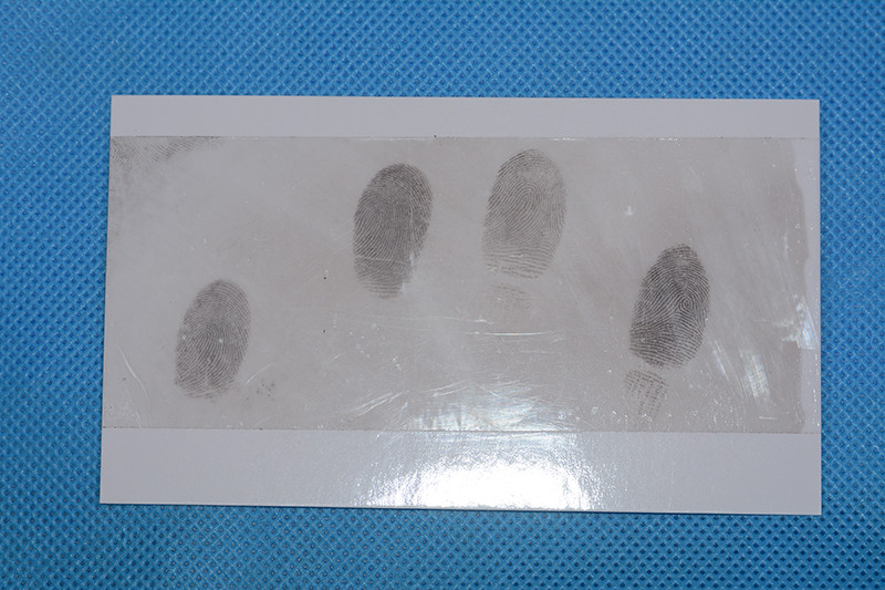 C171 White high gloss fingerprint backing sheet