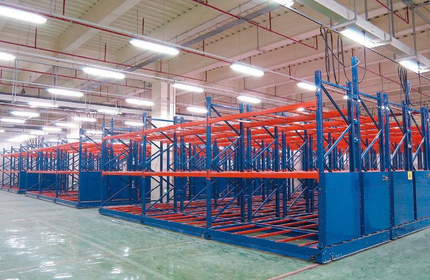 A31: Open-Type Electric Mobile Racking Warehouse Storage Rack