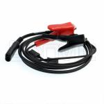 External Battery Power Supply Cable Alligator Clips SAE 12V For Trimble Topcon