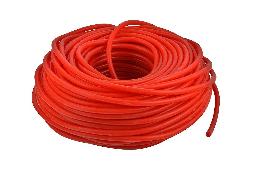 High Temperature Silicone Rubber Cord Hardness Shore 40-90 A , Yellow Color