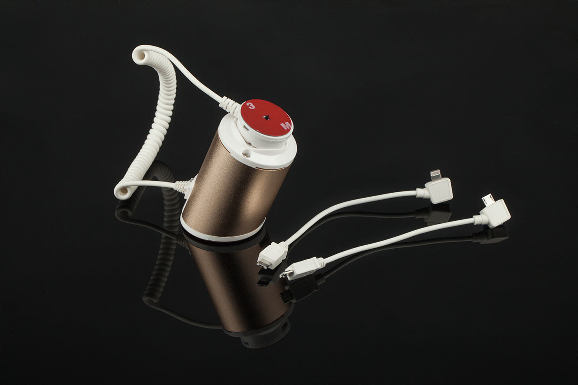 COMER anti-theft for table display stands for gsm cell phone security alarm displays