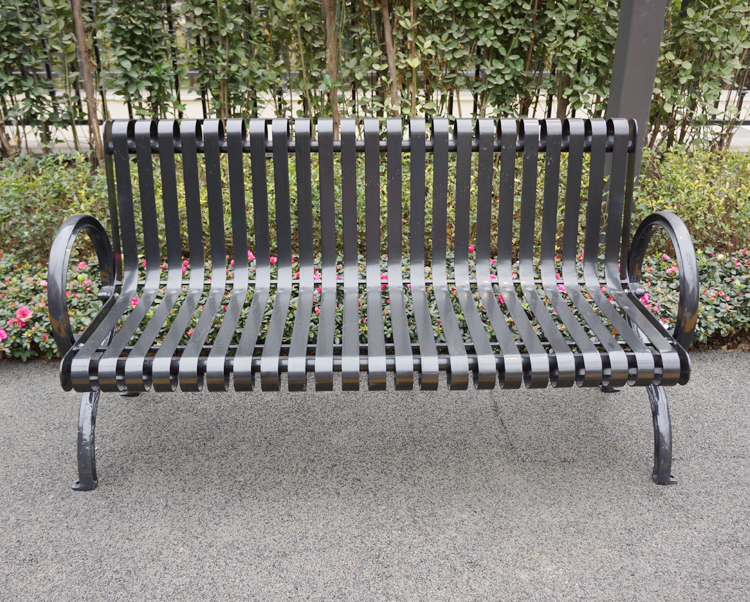 Powder Coating Sunproof 150cm Cast Iron Garden Park Bench