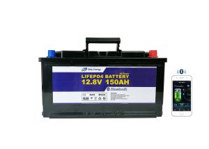 China Bluetooth Rechargeable LiFePo4 12v 150ah Golf Cart Battery wholesale