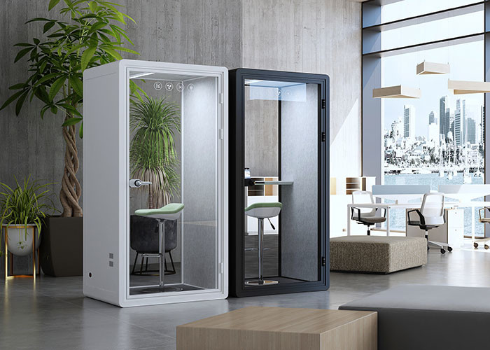 Small Size Conference Cabin No-pollution Work Pods Zum Portable Office Aluminum Polyester Material