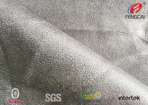 China 100% Polyester Faux Leather Suede Bronzing Fabric Waterproof Textile Use For Sofa wholesale