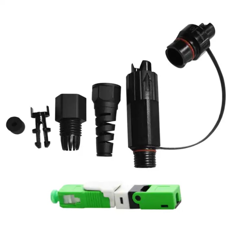 FTTH IP68 Outdoor Waterproof Fiber Optic Equipment with Interchangeable Connectors