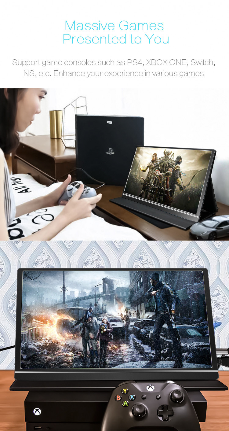 250cd/M2 Portable Touch Monitor