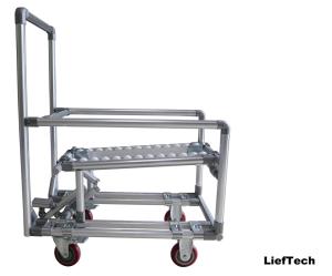 China stable capacity Pipe Work Bench Discharge Cart Aluminium Alloy wholesale