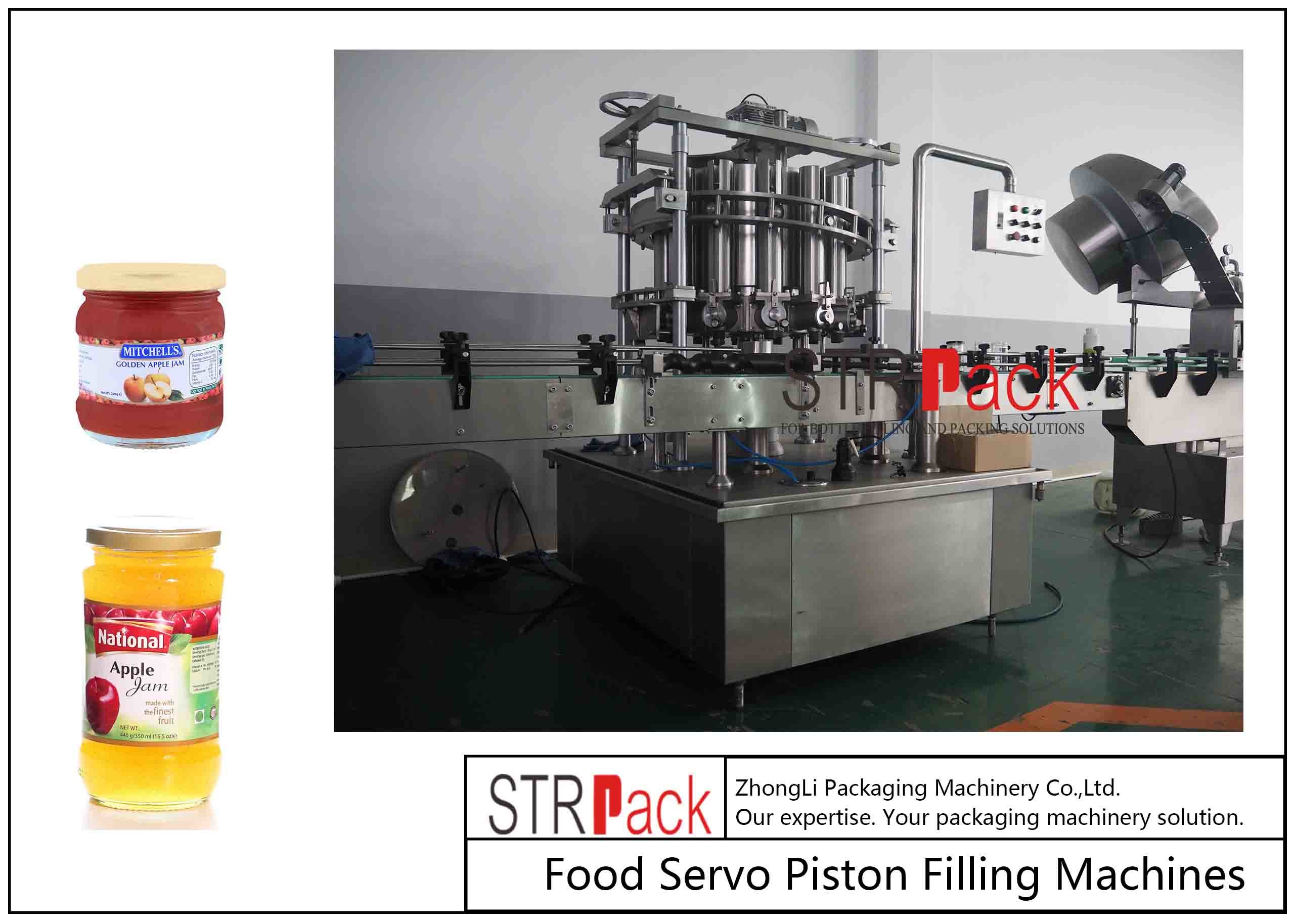 200kg Fully Automatic Honey Tomato Paste Filling Sealing Packing Machine 0.4-0.6MPa