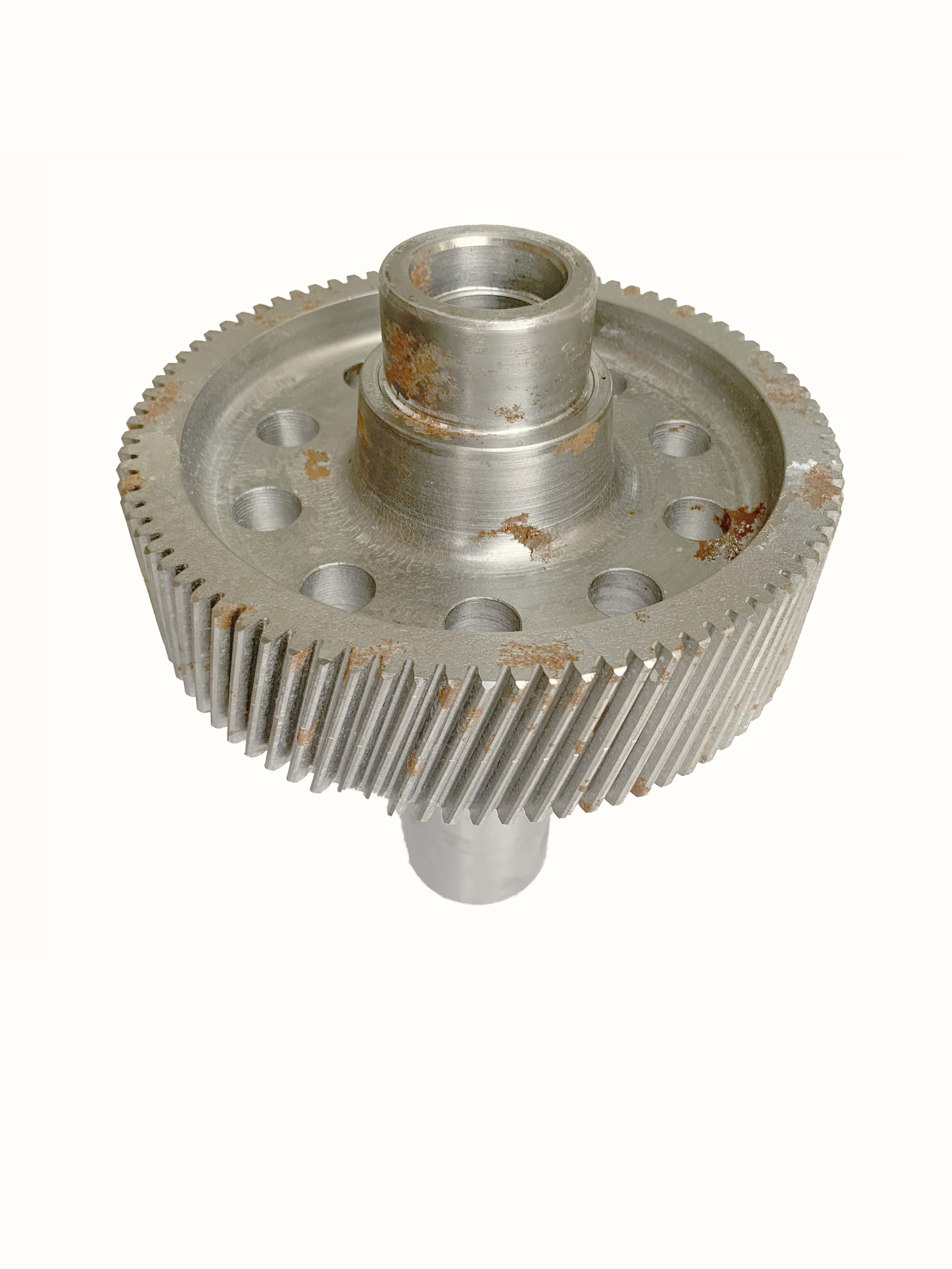 Hardness 62HRC Gear Shafts Involute Tooth Profile Spur Gear Shaft Module 1.5