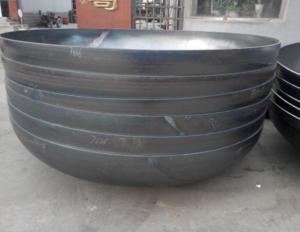 China Cast Iron Pressure Vessel Dome Ends Carbon Steel Spherical Dished Head wholesale