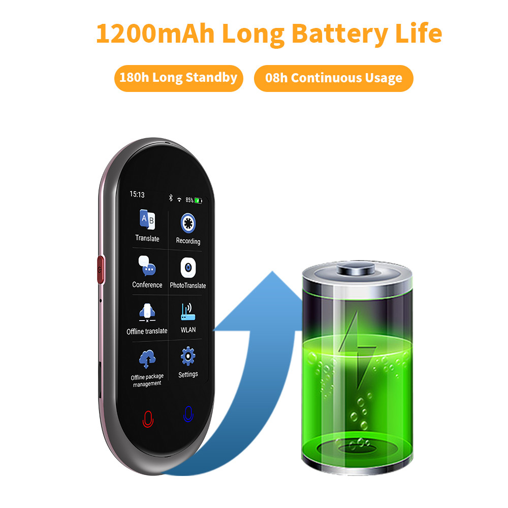 Two Way Language Audio Language Translator Speech Translator Device For Business Travel