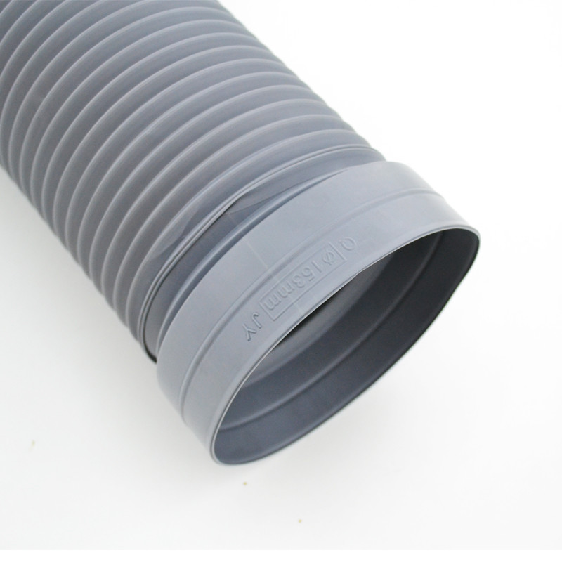 6 Inch Flexible Plastic Air Duct Stretchable PE Flexible Plastic Duct Hose