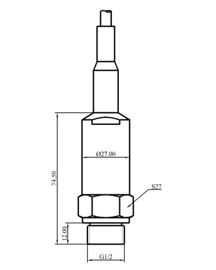 Stable Compact Pressure Transmitter Steam Pressure Transmitter 4 20ma