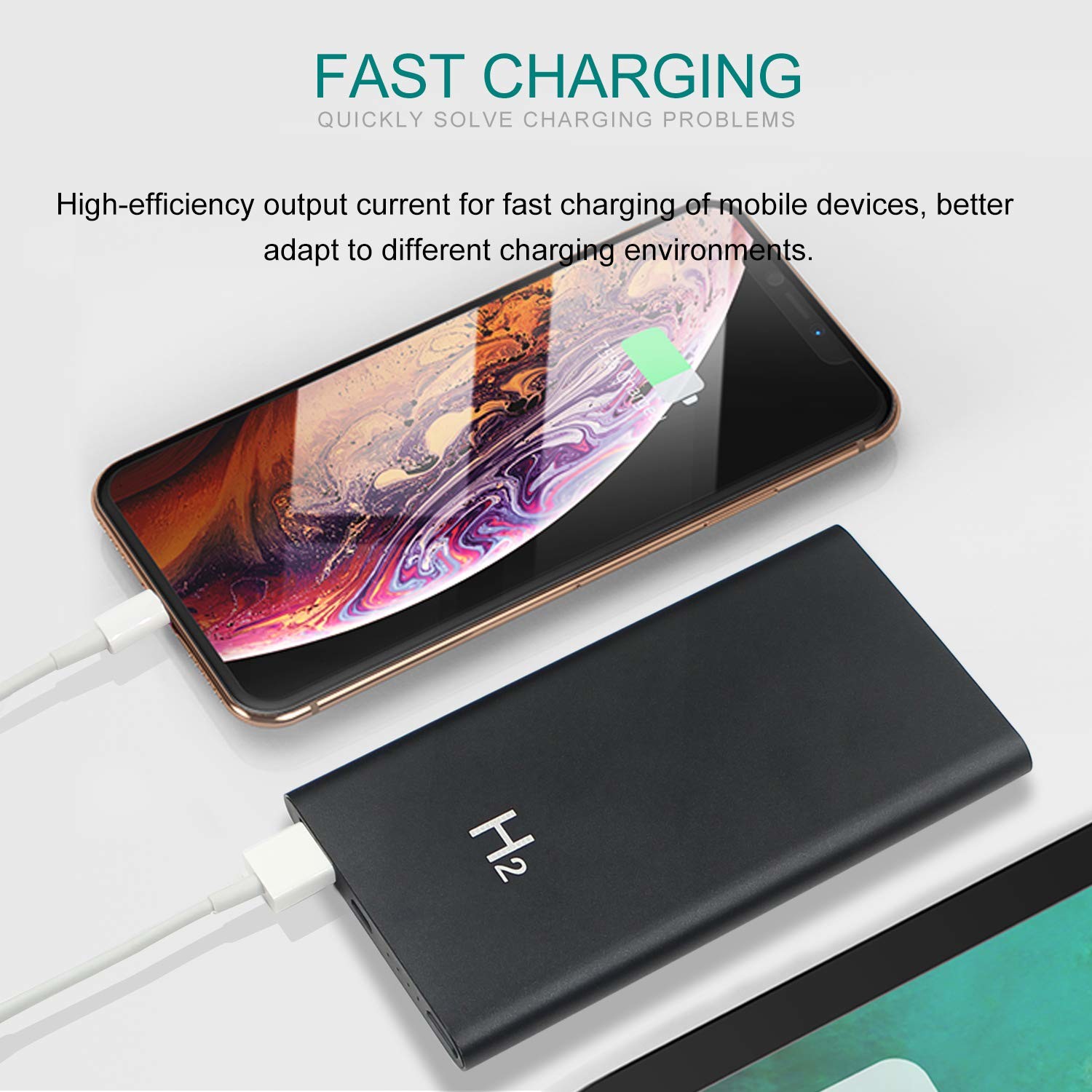 Spy Camera 5000mAh Power Bank Hidden Camera HD 1080P Video Recorder Nanny Mini Security Camera, No WiFi Need