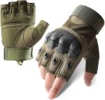OEM Fingerless Hard Knuckle Outdoor Tactical Gear Gloves Fingerless