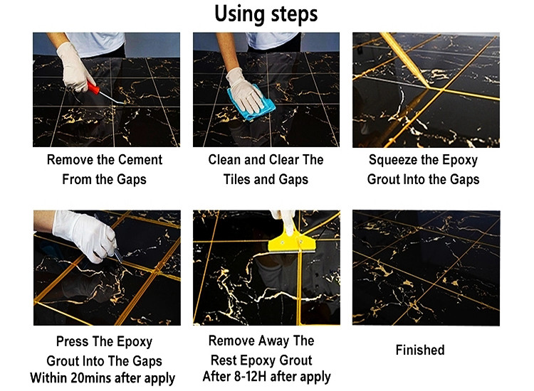 Household Floor Tile Adhesive General Purpose UV Resistant Sanded Type