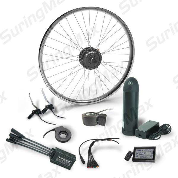 48v 350w Brushless Gear Motor , Electric Motor Kit For Mountain Bike