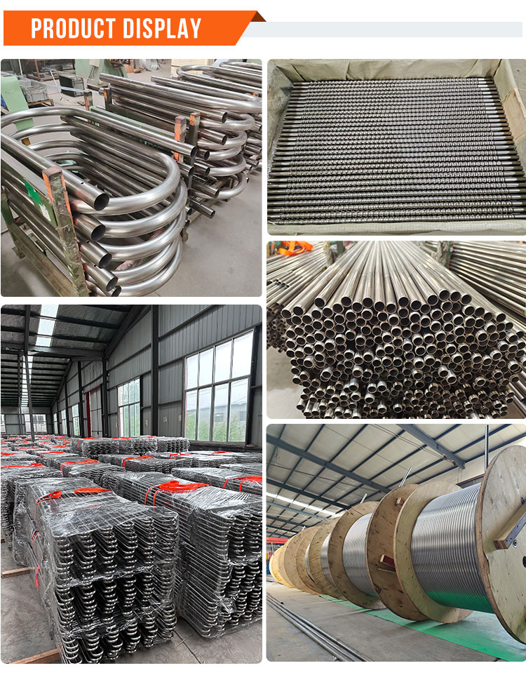 Nickle Alloy / Stainless Steel U Bend Pipe 1mm-150mm For Heat Exchanger Tubes