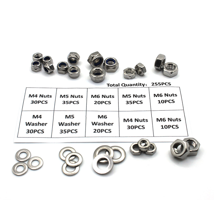 Automotive Industry Self-Locking Nylock Nuts in Metric Measurement for Secure Fastening