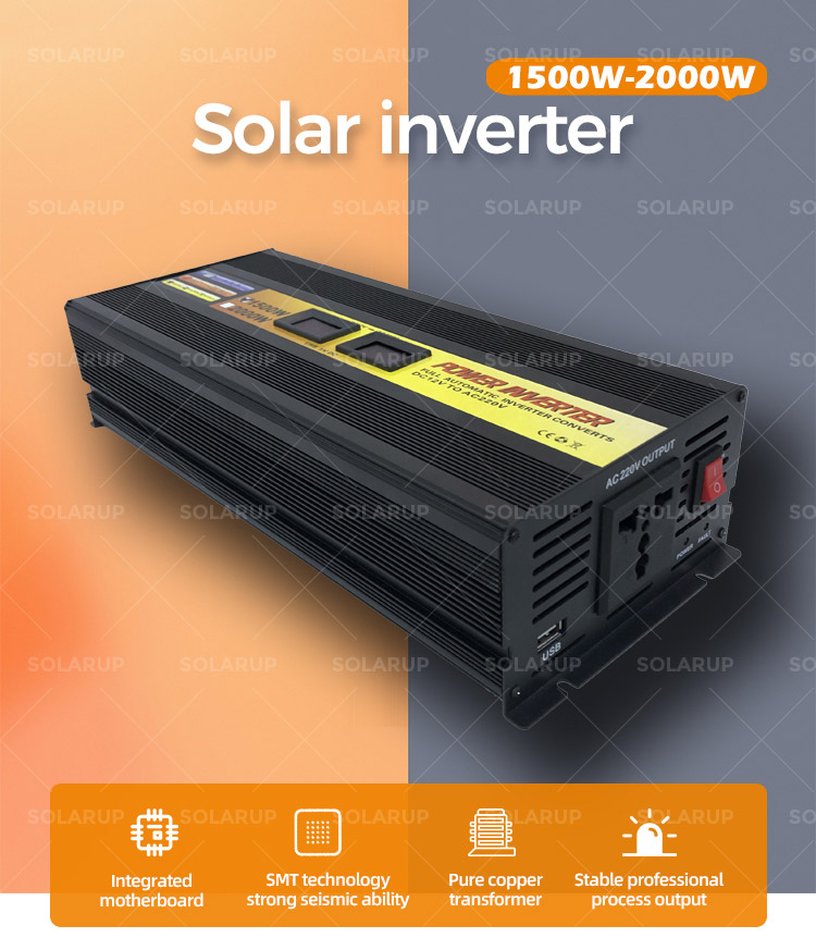 1.5KW All In One Solar Inverter With Inbuilt Batteries MPPT Gybrid Solar Inverter Pure Sine Wave 12V
