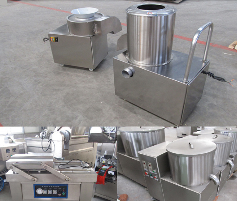 Snack Food Factory Semi Automatic Potato Chips Production Line
