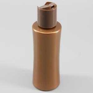 China 4.06oz120ml Brown PET Cosmetic Bottle With Chiaki Cover Plastic Bottle Lotion Toner Make-Up Water Bottle wholesale