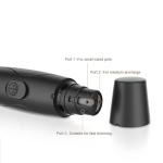 Eco Friendly Pet Nail File Grinder , Pet Nail Sander Black Color Low Vibration