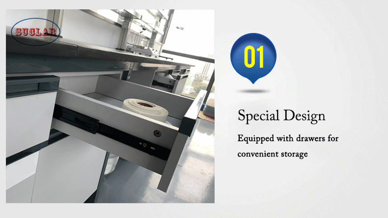 Steel Wood Structure Chemistry Laboratory Workbench For Efficient Workstations Laboratory Furniture Design