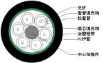 External Aerial Fiber Optic Armoured Cable G652D GYTA 24B1.3 2km 4km Per Roll