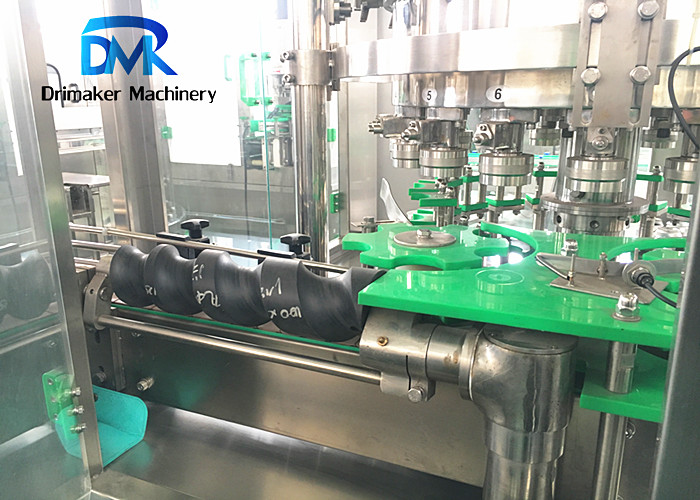 Soft Drink Can Beer Filling Line Stainless Steel Structure Rotary Bottle Filler
