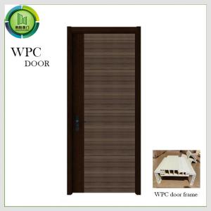 China WPC Soundproof Wood Door , Rustic Interior Doors 800mm Width wholesale