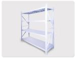 Q235 Laboratory Storage Racks 100kg Light Duty Metal Shelving