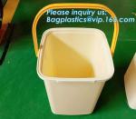 wheelie plastic airtight set 3-piece pet food container, 20KG 53L pet food pp